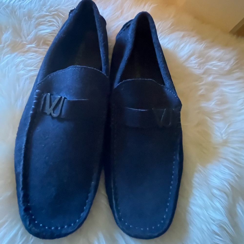 Versace Jeans Men’s Blue Suede Drivers size 44